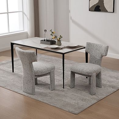 Streamdale Upholstered Chenille Dining Chairs (Set of 2)