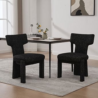 Streamdale Upholstered Chenille Dining Chairs (Set of 2)