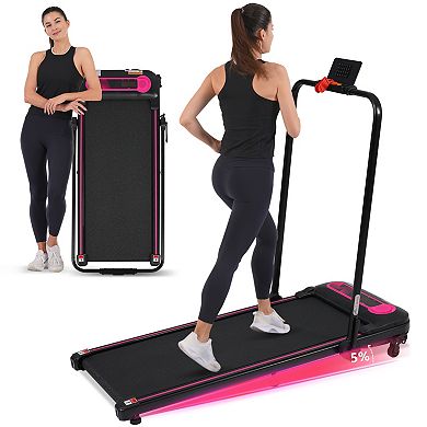 Streamdale Under Desk Folding Treadmill, 0.5-7.5MPH, 300lbs Capacity