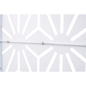 Streamdale Furniture Metal Privacy Screen 76"x48" - White