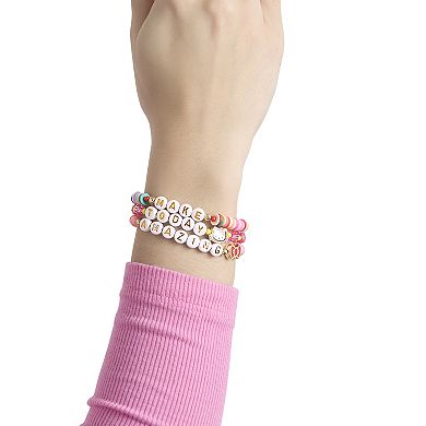 SALLY ROSE Hello Kitty Bracelet Make Today Amazing 3-Piece Set Official License