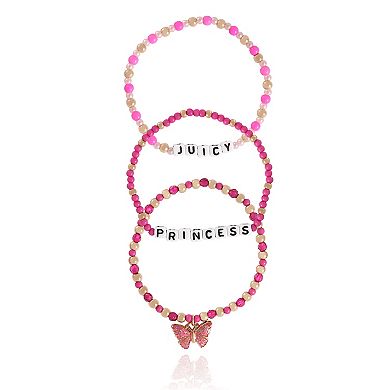 Juicy Couture Kids Juicy Pink Butterfly Beaded Jewelry