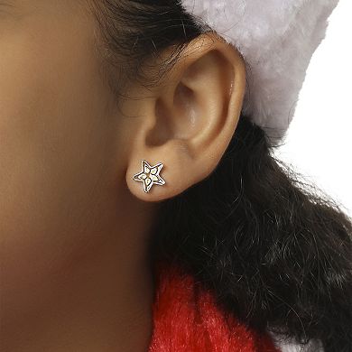 Bluey & Bingo Christmas Necklace & Star Earrings Officially Licensed 16" + 3"