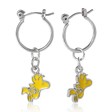 Peanuts Snoopy & Woodstock 6-Pack Studs & Hoops, Officially Licensed