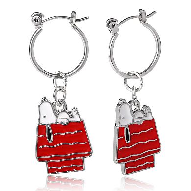 Peanuts Snoopy & Woodstock 6-Pack Studs & Hoops, Officially Licensed