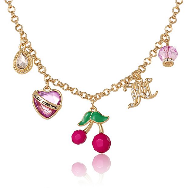 ☆ ペチートページ☆JUICY COUTURE 絶版チャーム 8点まとめ Juicy Couture Cherry Charm Necklace - 18 + 2''