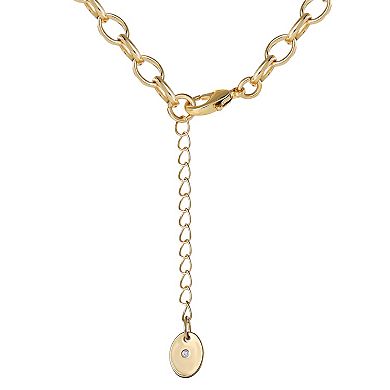 Juicy Couture Heart Locket Pendant Necklace, Gold‑Tone