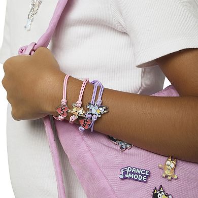 Bluey Adjustable Friendship Bracelet Set, Heart Charm, 4-Pack