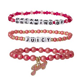 Juicy Couture Kids Dreaming of Juicy 3 pc Stretch Beaded Jewelry