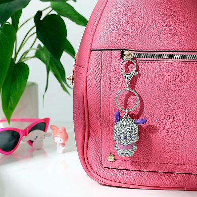 Pochacco Pavé Keychain Bag Charm Officially Licensed Sanrio