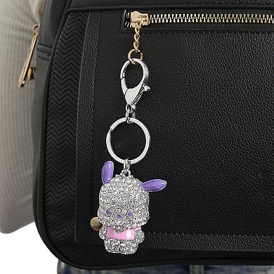 Pochacco Pavé Keychain Bag Charm Officially Licensed Sanrio