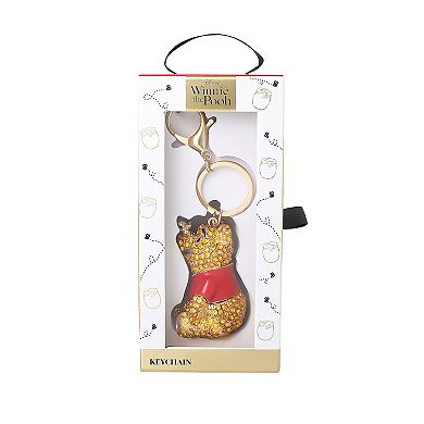 Disney Winnie the Pooh Crystal Pavé Bag Charm Keychain Officially Licensed