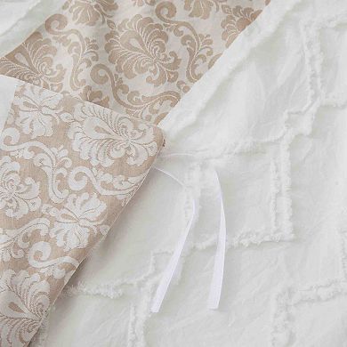 Peace Nest Textured BOHO Print Stripe Duvet Cover Set