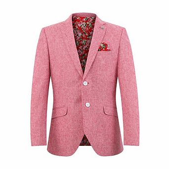 Elie Balleh Boys Slim Fit Clasic Mélange Jacket