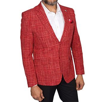 Elie Balleh Slim Fit Men's Single Breasted Blazer