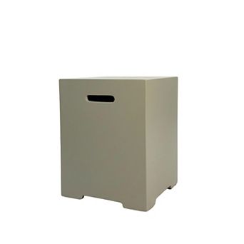 Outdoor Tank Storage Hideaway Table for Gas Fire Pits