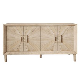 60"W Farmhouse 4-Door Storage Sideboard