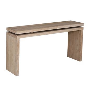 60'' Retro Wooden Entryway Console Table