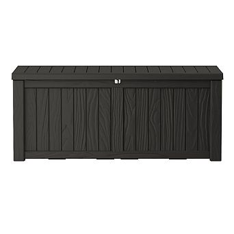 120 Gal. Wicker Resin Outdoor Patio Storage Deck Box