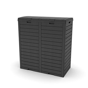 62 Gal. Outdoor Patio Trash Can Deck Box