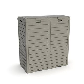 62 Gal. Outdoor Patio Trash Can Deck Box
