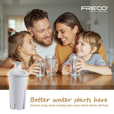 Freco 35 Cup/8.5L XL Water Filter Dispenser includes 1 Filter, NSF Certified, BPA Free
