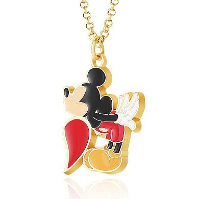 Disney Mickey & Minnie Mouse 2-Piece Necklace Set for Couples & Best Friends