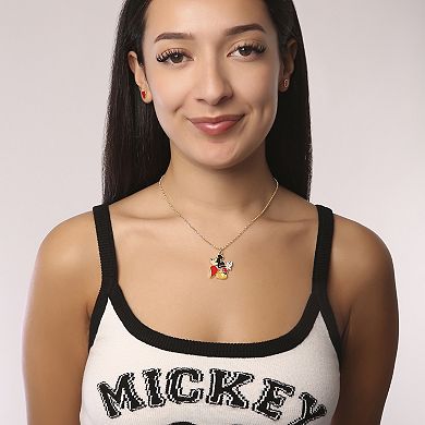Disney Mickey & Minnie Mouse 2-Piece Necklace Set for Couples & Best Friends