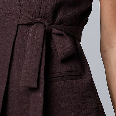 Women's Simply Vera Vera Wang Belted Vest