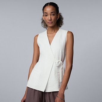 Women's Simply Vera Vera Wang Belted Vest