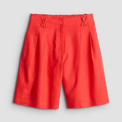 Women's Simply Vera Vera Wang Woven Belt Loop Shorts