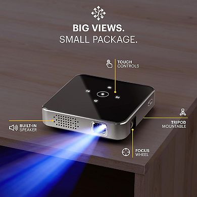 Kodak Luma 75 Ultra Mini Projector, Portable Pico Projector with Carrying Case & Tripod