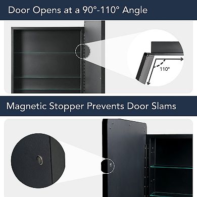 Head West Metal Medicine Cabinet