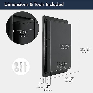 Head West Metal Medicine Cabinet