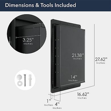 Head West Metal Medicine Cabinet