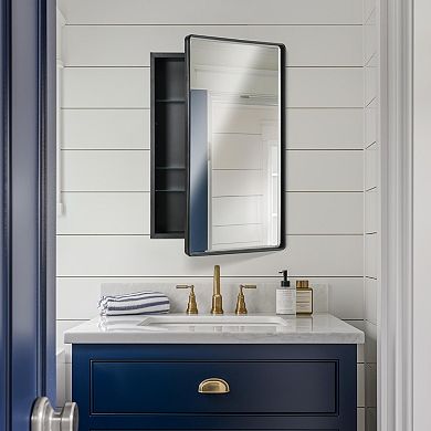 Head West Metal Medicine Cabinet