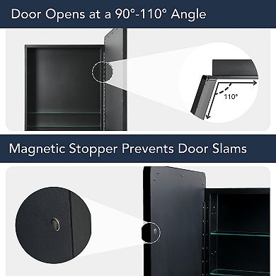 Head West Metal Medicine Cabinet