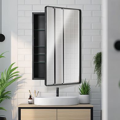 Head West Metal Medicine Cabinet