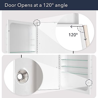 Head West Recessed Medicine Cabinet