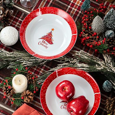 2-pcs Christmas Porcelain Bowl Set