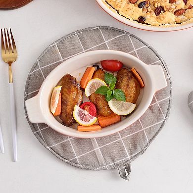 4-piece Porcelain Bakeware Set, Cake Pan, Casserole Dish, Oven Dish