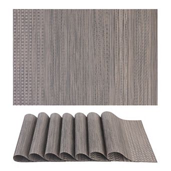 Placemats Set of 8 Placemats for Dining Table Decor Indoor Outdoor Table Mat 17.7*11.8 inch