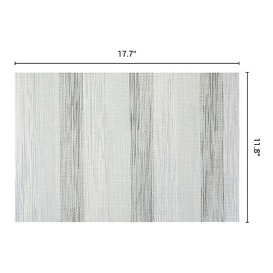 Kitchen Placemats Set of 6 Placemats for Dining Table Decor Indoor Washable Table Mat 17.7*11.8 inch