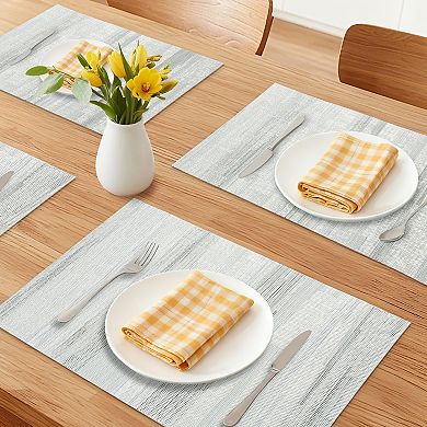 Kitchen Placemats Set of 6 Placemats for Dining Table Decor Indoor Washable Table Mat 17.7*11.8 inch
