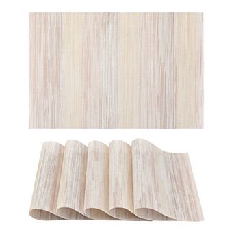 Kitchen Placemats Set of 6 Placemats for Dining Table Decor Indoor Washable Table Mat 17.7*11.8 inch