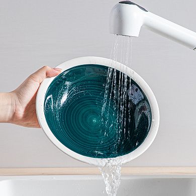 16-piece Stoneware Dinnerware Set, incl. Dinner Plates, Dessert Plates, Soup Plates, Bowls, for 4