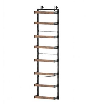 8-Layer Over The Door Pantry Organizer, 2-In-1 Wall Mount or Hanging Spice Rack Seasoning Shelf