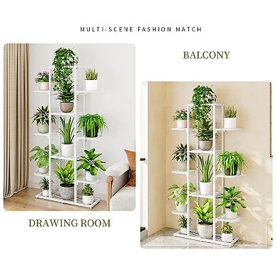 Plant Stand Multiple Flower Rack Holder 5 Tier Plants Shelf Ladder Table Plants Rack