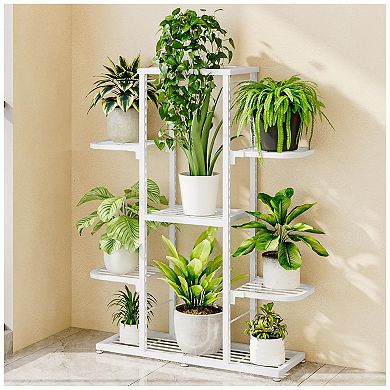 Plant Stand Multiple Flower Rack Holder 5 Tier Plants Shelf Ladder Table Plants Rack