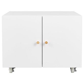 Metal Printer Stand with Storage, Heavy Duty 3D Printer Cabinet on Wheels for Home Office